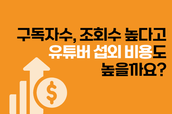 전문 대행사 활용 권장