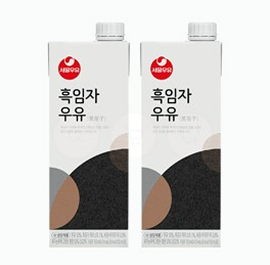 흑임자, 귀리우유